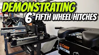 Demonstrating how various Fifth Wheel Hitches work!