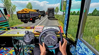 Bus Driver turn on Mountain roads : Euro Truck Simulator 2 #shortsvideo #shortslive