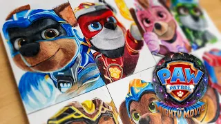 Drawing PAW Patrol : The Mighty Movie | The Mighty Pups