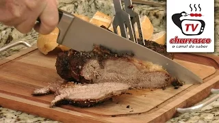 Receita de Contra Filé Assado na Cerveja - Tv Churrasco