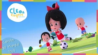 CLEO & CUQUÍN- CANCIÓN DEL MUNDIAL FIFA RUSIA 2018- Familia Telerín- Canciones Infantiles para Niños