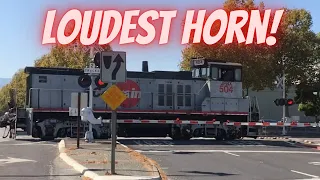 The Loudest Caltrain Horn!