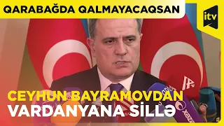 C.Bayramov | Etnik ermənilərin Azərbaycan qanunları çərçivəsində bu ərazilərdə yaşamaq haqları var