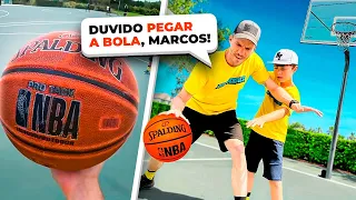 QUEM GANHOU? X1 BRANCOALA VS MARCOS NO BASQUETE NOS EUA 🏀