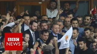 Turkey: President Recep Tayyip Erdogan denounces coup attempt - BBC News