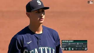 Mariners' George Kirby starts game with 24 (!!) straight strikes (MLB record!!)
