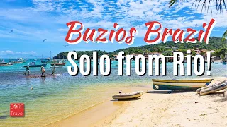 Why You Should Solo Travel Buzios 🇧🇷 from Rio de Janeiro! | Solo Travel Brazil 🇧🇷