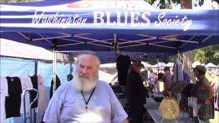 Interview with Washington Blues Society President Tony Fredrickson 2022 at The Mt. Baker Blues Fest.