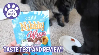 Catit Nibbly Wraps Cat Treats Taste Test and Review