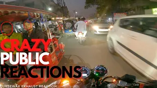 BIG SHOT GURSEWAK EXHAUST RAW SOUND IN TRAFFIC | CRAZY PUBLIC REACTIONS 🔥🔥🔥