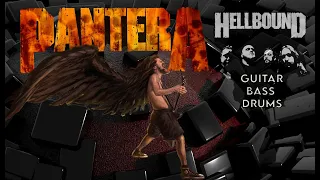 Pantera's Hellbound.  Learn the Guitar , Bass and Drums easily . The House of Guitar