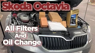 Skoda Octavia Oil Change - All Filters and Service light Reset