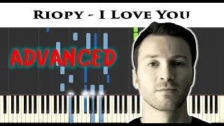 Riopy - I Love You (Skam France Season 3) | Sheet & Synthesia Piano Tutorial by James Morrison BCN