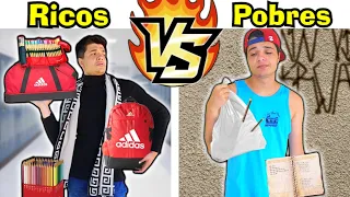 RICOS VS POBRES COMPRANDO MATERIAL ESCOLAR 2023 #62