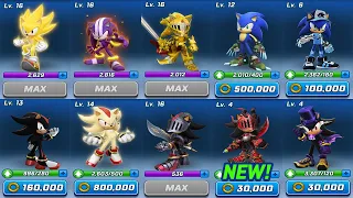 Sonic Forces - Five Sonic Runners vs Five Shadow Runners - Dragon Hunter Lancelot New Character Game