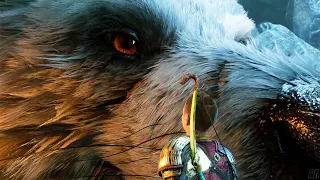 God of War Ragnarok - All Garm/Fenrir Giant Wolf Scenes