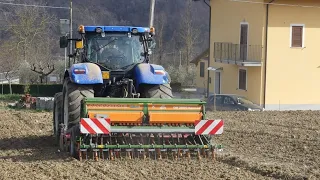 SEMINA ERBA MEDICA | NEW HOLLAND T7.200 + COMBINATA BREVIGLIERI-AMAZONE | ROTELLI GROUP