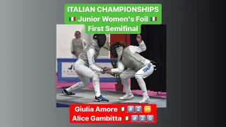 Italian Championships 2022 JWF - L4 - Giulia Amore v Alice Gambitta