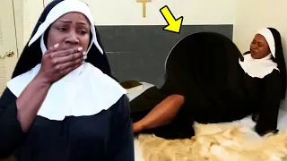 Nun’s Belly Keeps Growing. They Check Camera & Are Shocked To See What She Is Doing With The Priest!