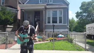 Shameless Theme Song in front of the Gallagher House!!!!