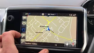 How it works...Peugeot Satellite Navigation