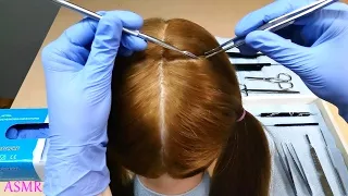 ASMR Tingly Scalp Check with Medical Instruments (No Talking) Requested