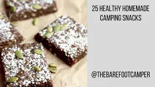 25 healthy homemade camping snacks