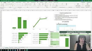 ДАШБОРД В EXCEL ЗА 6 МИНУТ