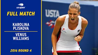 Karolina Pliskova vs. Venus Williams Full Match | 2016 US Open Round 4