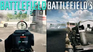 Battlefield 2042 vs Bad Company 2 vs Battlefield 3 - Portal Graphics Comparison