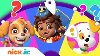 Adventures w/ PAW Patrol, Bubble Guppies & Rainbow Rangers! 🤩 Spin the Wheel Ep. 17 | Nick Jr.