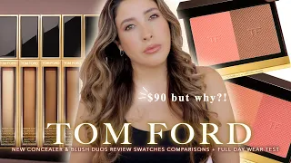 TOM FORD Shade & Illuminate CONCEALER and BLUSH DUOS Review Swatches WEAR TEST + COMPARISONS Over 40