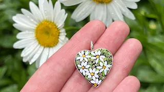 Ep. 161 MAKING GORGEOUS MOSAIC FLORAL PENDANTS, MOSAIC TULIP STEMS & A BIG MOSAIC OLD MEXICO ZINNIA!