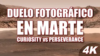 DUELO FOTOGRÁFICO EN MARTE 4K - Curiosity vs Perseverance - MastCam