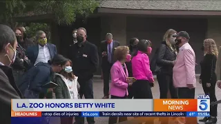 L.A. Zoo honors Betty White