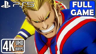 MY HERO ONE'S JUSTICE (HERO #2) [PS5 4K 60FPS] Gameplay Walkthrough Part 1 FULL GAME - No Commentary