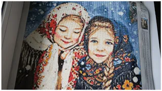Алмазная мозаика от Гранни Русские Красавицы Отзыв