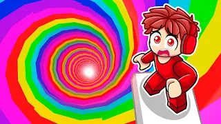 DON’T FALL DOWN THE RAINBOW DROPPER in ROBLOX!
