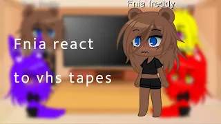 Fnia react to vhs tapes |read desc| (old)