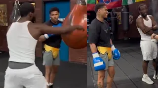 Terence Crawford TEACHING/TRAINING Shakur Stevenson for Devin Haney Fight