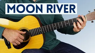 Moon River - Easy Fingerstyle Guitar Lesson (Audrey Hepburn)