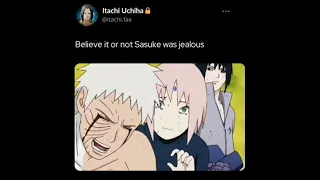 Sasuke being jealous