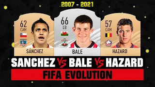 Bale VS Hazard VS Sanchez FIFA EVOLUTION! 😱🔥 FIFA 07 - FIFA 21