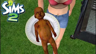 Eating your own baby?! | Eat your Own baby mod | Sims 2 mod showcase