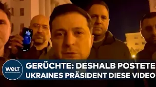 KRIEG IN DER UKRAINE: "Wir sind in Kiew!" Präsident Selenskyj zerstreut mit diesem Video Gerüchte