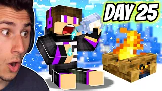 Surviving The COLDEST PLACE IN MINECRAFT!