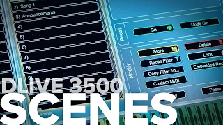 Allen & Heath - DLive 3500 console Scene automation