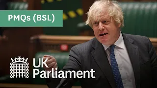 Prime Minister's Questions with British Sign Language (BSL) - 03 March 2021