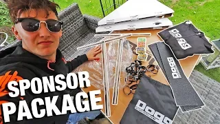 HUGE SPONSOR PACKAGE UNBOXING!!