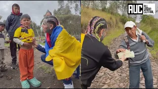 6ix9ine Leaves Family In Tears! Gives Out $1M Cash To Random Poor People In Ecuador